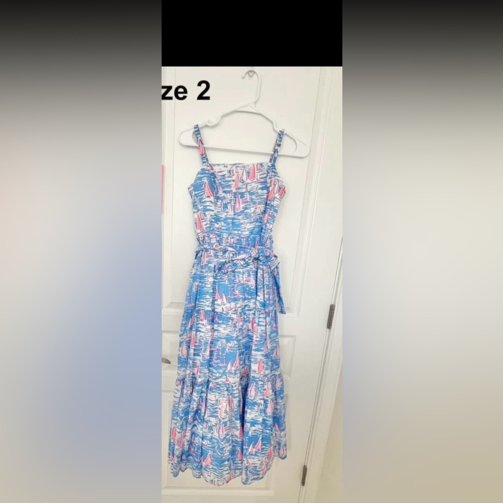 Lilly Pulitzer Size 2 beautiful sail boat dress